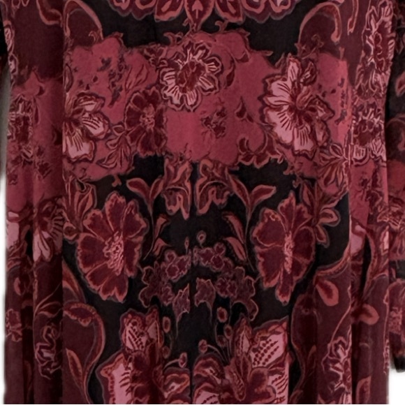 Johnny Was Scilla Floral Long Sleeve Dress with slip - Picture 4 of 4